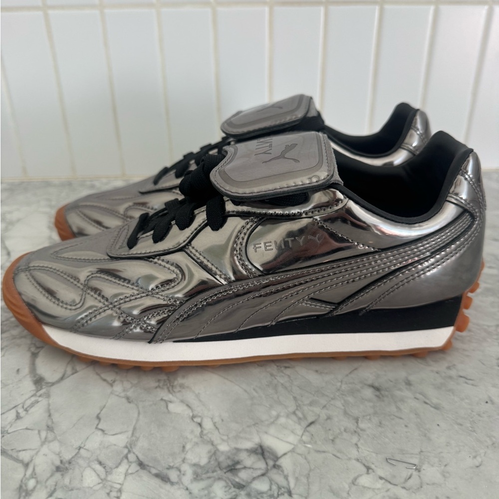 Puma Fenty Beauty Women’s Silver Sneakers - Picture 2 of 5